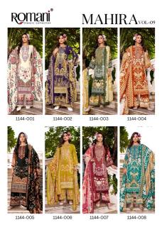 Romani mahira vol 9 cotton dress material wholesale